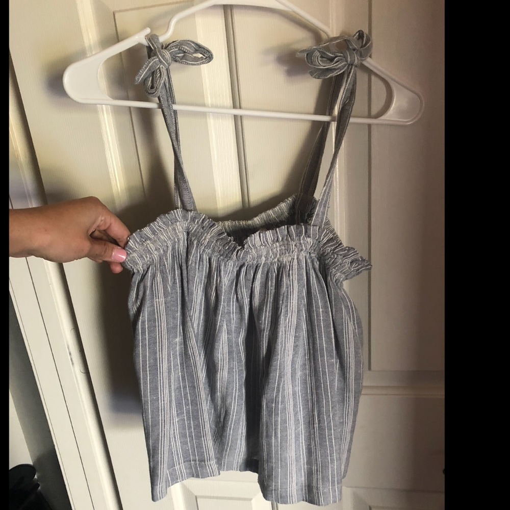 Hollister Co. Tie Shoulder Tank Top